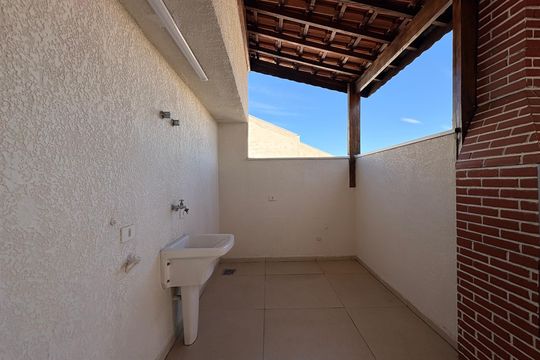 Lavanderia de apartamento à venda com 2 quartos, 100m² em Campestre, Santo André