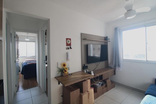 Sala de apartamento para alugar com 2 quartos, 32m² em Socorro, São Paulo