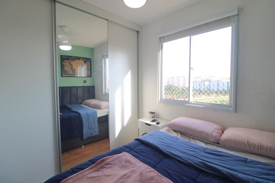 Quarto 1 de apartamento para alugar com 2 quartos, 32m² em Socorro, São Paulo