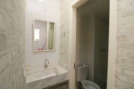 Banheiro 2 de apartamento para alugar com 2 quartos, 70m² em Vila Prudente, São Paulo