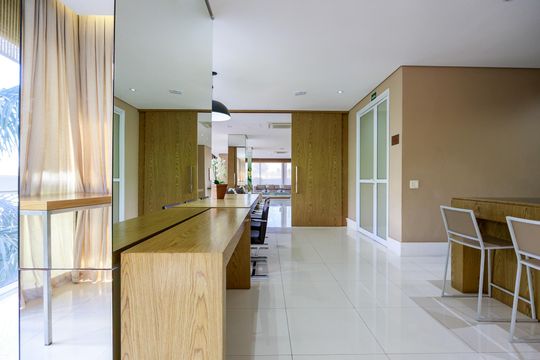 Área comum de apartamento à venda com 3 quartos, 210m² em Campo Belo, São Paulo