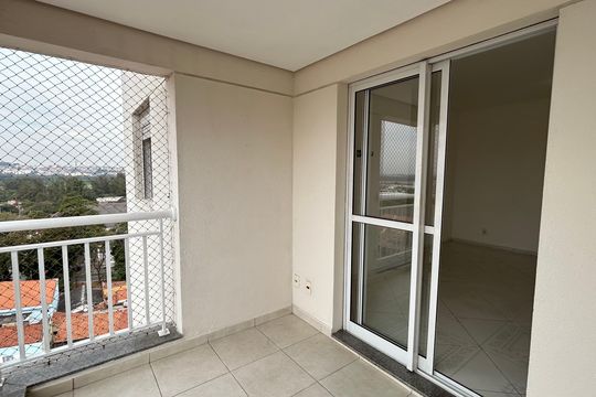 Varanda da Sala de apartamento para alugar com 2 quartos, 62m² em Vila Augusta, Guarulhos
