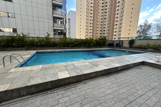 Área comum - Piscina de apartamento para alugar com 3 quartos, 128m² em Alphaville, Barueri