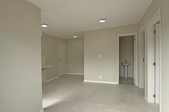 Sala de apartamento para alugar com 2 quartos, 43m² em Jabaquara, Santos