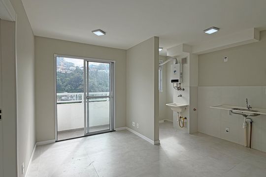 Sala de apartamento para alugar com 2 quartos, 43m² em Jabaquara, Santos