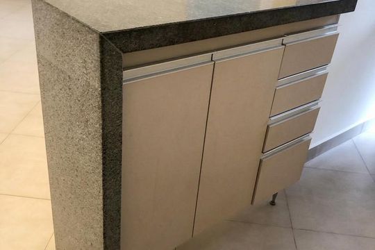 Cozinha de apartamento à venda com 3 quartos, 62m² em Jardim Residencial Dona Lucilla, Indaiatuba