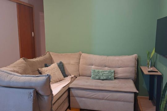 Sala de casa de condomínio para alugar com 2 quartos, 46m² em Parque Sarapuí, Duque de Caxias