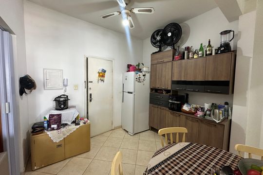 Sala de apartamento para alugar com 1 quarto, 50m² em Centro, São Vicente