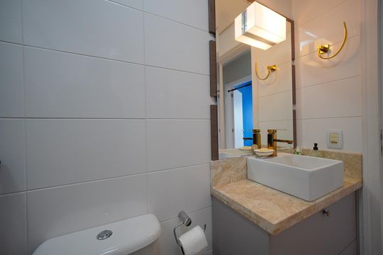 Banheiro de apartamento para alugar com 3 quartos, 88m² em Campinas, São José