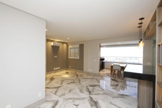 sala de apartamento à venda com 2 quartos, 95m² em Caiçaras, Belo Horizonte