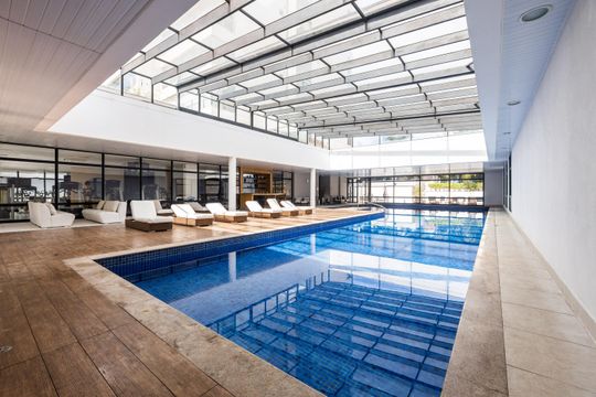 Piscina de apartamento para alugar com 1 quarto, 58m² em Pinheiros, São Paulo