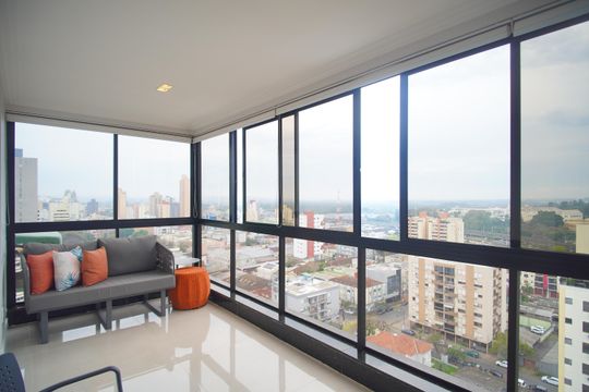 Varanda da Sala de apartamento à venda com 3 quartos, 152m² em Centro, São Leopoldo