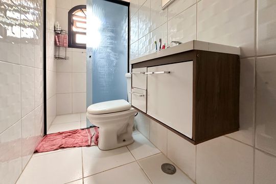 Banheiro Social de casa à venda com 3 quartos, 224m² em Vila Claraval, São Bernardo do Campo