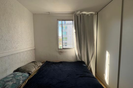Quarto Suíte de apartamento à venda com 3 quartos, 63m² em Castelo, Belo Horizonte
