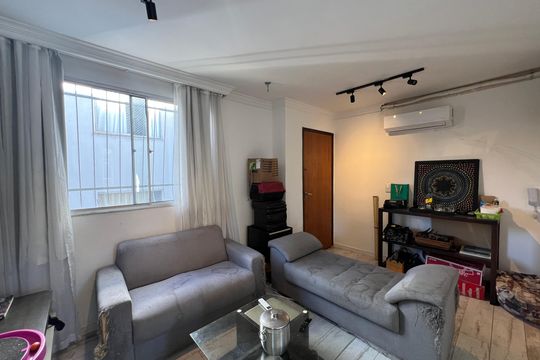 Sala de apartamento à venda com 3 quartos, 63m² em Castelo, Belo Horizonte