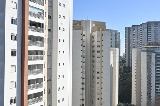 Vista do Quarto de apartamento à venda com 2 quartos, 85m² em Morumbi, São Paulo