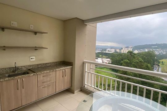 Varanda de apartamento para alugar com 3 quartos, 94m² em Tamboré, Santana de Parnaíba