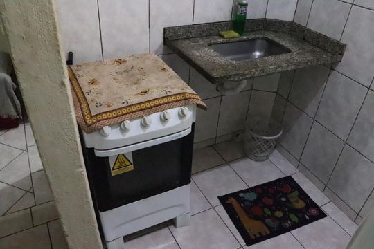 Cozinha de apartamento para alugar com 1 quarto, 30m² em Centro, Campos dos Goytacazes