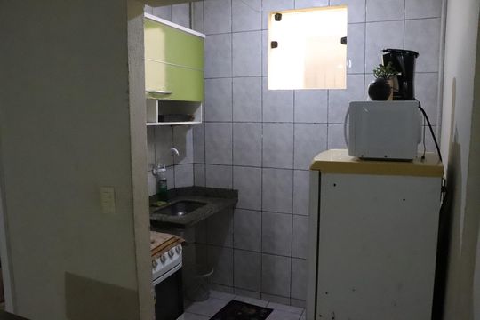 Cozinha de apartamento para alugar com 1 quarto, 30m² em Centro, Campos dos Goytacazes