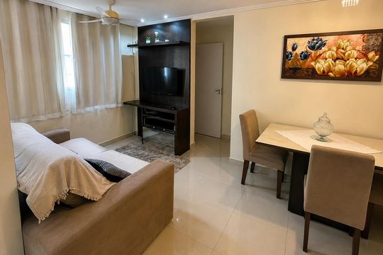 Sala de apartamento para alugar com 2 quartos, 48m² em Novo Jockey, Campos dos Goytacazes