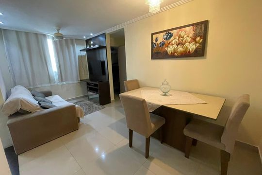 Sala de apartamento para alugar com 2 quartos, 48m² em Novo Jockey, Campos dos Goytacazes