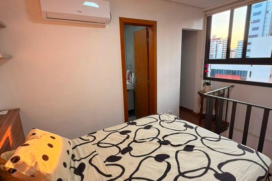 Quarto de apartamento para alugar com 1 quarto, 55m² em Funcionários, Belo Horizonte
