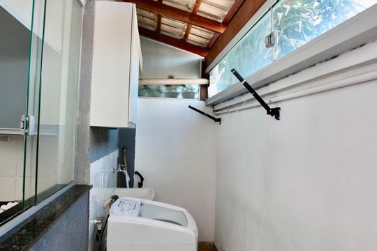 Cozinha e Área de Serviço de casa de condomínio à venda com 2 quartos, 80m² em Novo Progresso, Belo Horizonte