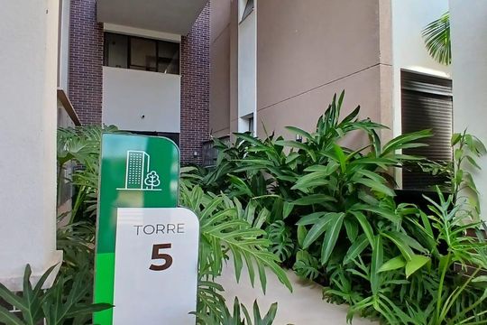 Área externa de apartamento para alugar com 3 quartos, 77m² em Swiss Park, Campinas