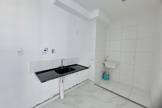 Cozinha de apartamento para alugar com 2 quartos, 34m² em Centro, Guarulhos