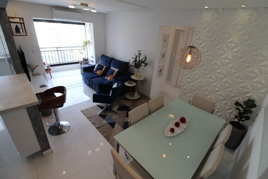 Sala de apartamento para alugar com 2 quartos, 65m² em Palmeiras de São José, São José dos Campos