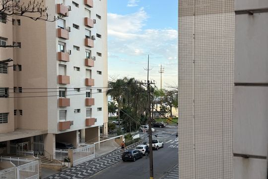 Vista dos Quartos de apartamento para alugar com 3 quartos, 130m² em Gonzaga, Santos