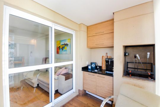 Varanda gourmet de apartamento à venda com 3 quartos, 92m² em Gopouva, Guarulhos