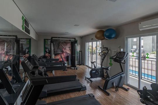 Área comum - Academia de apartamento à venda com 2 quartos, 56m² em Chácara Bela Vista, Sumaré