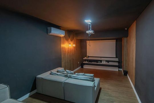 Área comum - Cinema  de apartamento à venda com 2 quartos, 56m² em Chácara Bela Vista, Sumaré