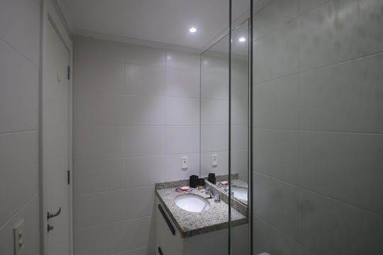Banheiro de apartamento para alugar com 2 quartos, 80m² em Centro, Canoas