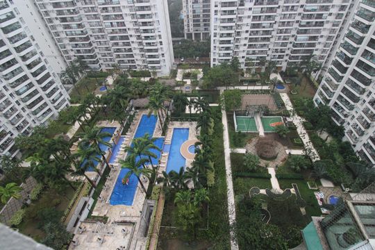 Suíte - Vista de apartamento à venda com 3 quartos, 96m² em Barra Olímpica, Rio de Janeiro
