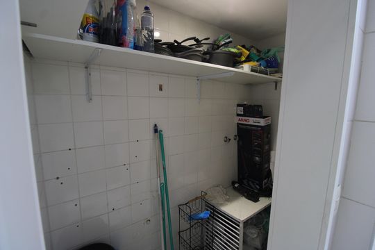 Área de serviço de apartamento à venda com 3 quartos, 96m² em Barra Olímpica, Rio de Janeiro