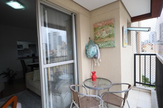 Sala de apartamento à venda com 2 quartos, 50m² em Centro, Osasco