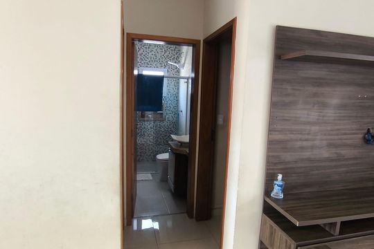 Sala de casa para alugar com 2 quartos, 48m² em Residencial Santa Giovana, Jundiaí