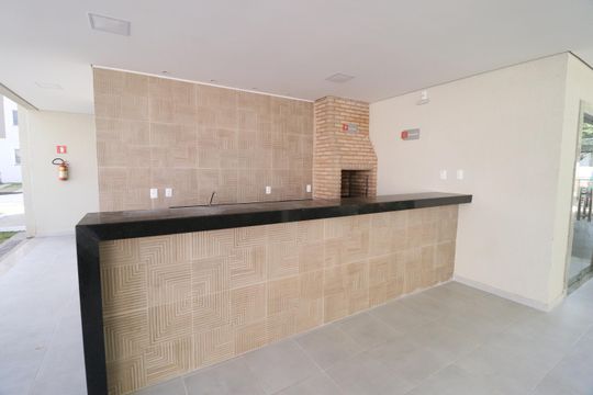 Área comum - Churrasqueira de apartamento para alugar com 2 quartos, 42m² em Jardim Patricia, Uberlândia
