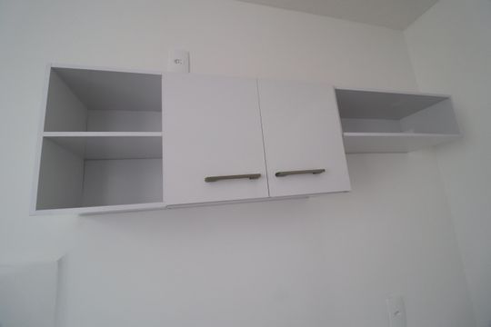 Cozinha de apartamento para alugar com 2 quartos, 42m² em Jardim Patricia, Uberlândia