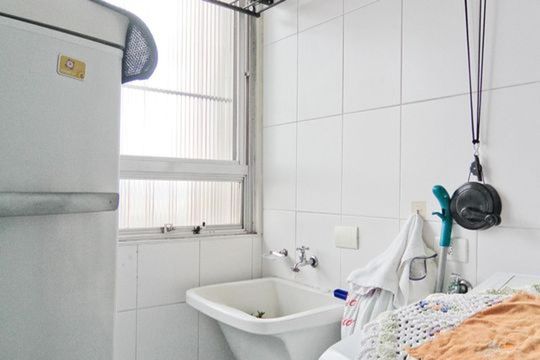 Área de serviço de apartamento à venda com 2 quartos, 90m² em Vila Diva, São Paulo