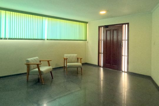 Área Comum - Hall de entrada de apartamento para alugar com 2 quartos, 72m² em Campo Grande, Santos