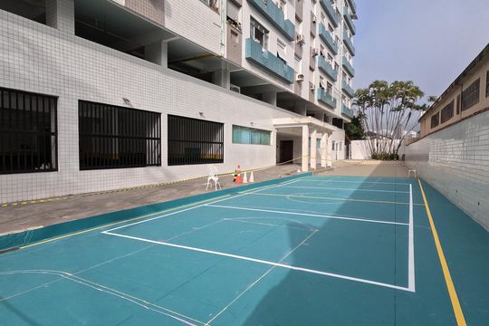 Área Comum - Quadra de apartamento para alugar com 2 quartos, 72m² em Campo Grande, Santos