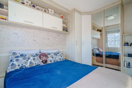 Quarto de apartamento à venda com 2 quartos, 45m² em Jaguaré, São Paulo