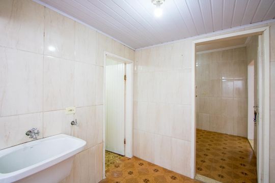 Área de serviço de casa para alugar com 2 quartos, 80m² em Vila Homero Thon, Santo André