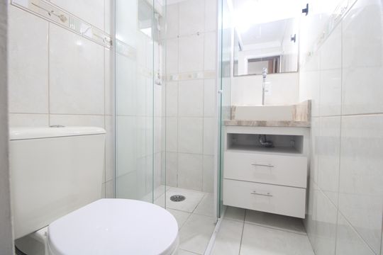 Banheiro de apartamento para alugar com 3 quartos, 67m² em Jardim Taquaral, São Paulo