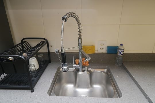 Cozinha de apartamento à venda com 2 quartos, 39m² em Santa Maria, Santo André