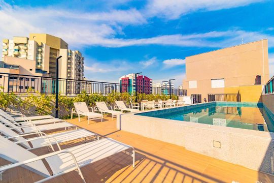 Área comum - Piscina de kitnet/studio para alugar com 1 quarto, 25m² em Vila da Saúde, São Paulo