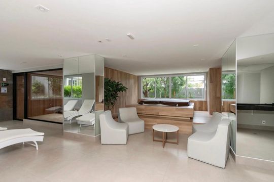 Área comum de apartamento para alugar com 2 quartos, 66m² em Santo Amaro, São Paulo